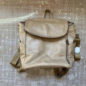 Like New Azaria La Mère Original Diaper Bag (Taupe)